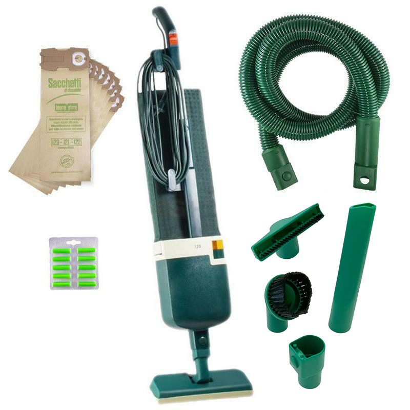 vorwerk aspirapolvere vorwerk folletto vk120 rigenerato con accessori - foto 1
