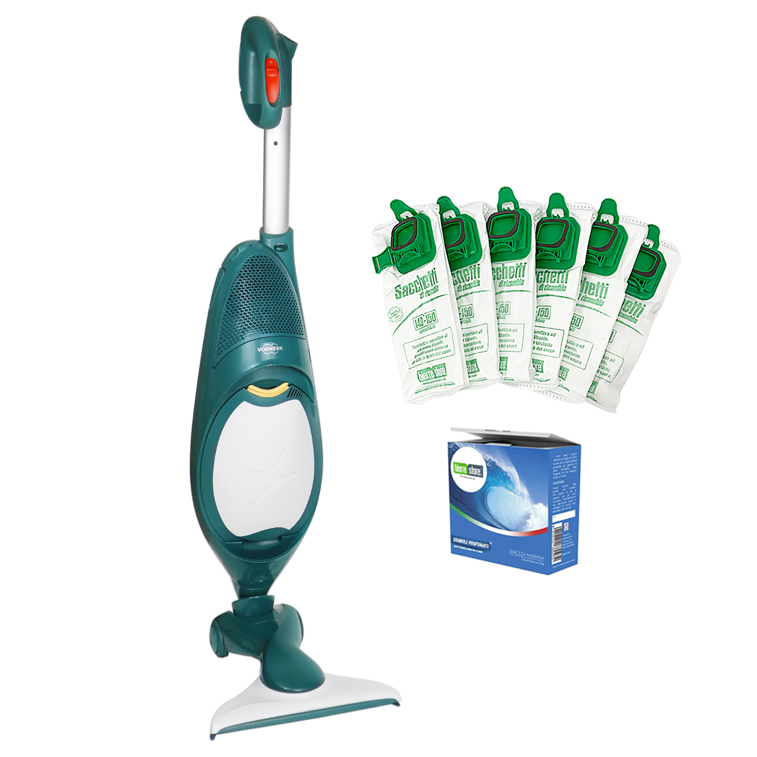 folletto vk140 rigenerato con sacchetti e profumi